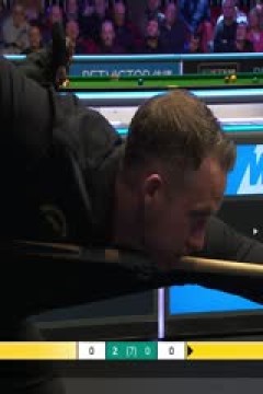 斯诺克威尔士公开赛16进8马克·塞尔比4-0杰米·琼斯20250214