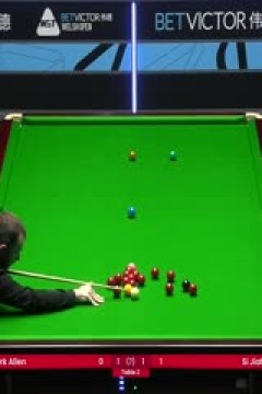 斯诺克威尔士公开赛马克·艾伦4-1斯佳辉20240214(李照)