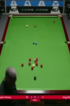 斯诺克威尔士公开赛资格赛邢子豪3-4海顿·平尼20250204