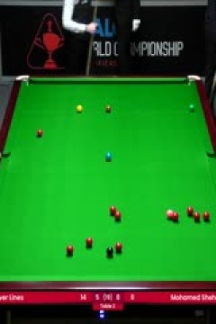 斯诺克世锦赛资格赛128进96奥利弗·莱恩斯10-8穆罕默德·谢哈布(第二阶段)20250408