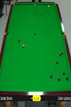 2024斯诺克德国大师赛朱利安·勒克莱尔5-1乔丹·布朗20240131