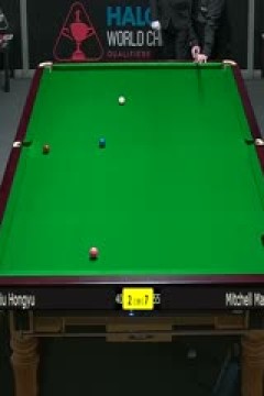 斯诺克世锦赛资格赛96进64刘宏宇2-10米歇尔·曼恩(第二阶段)20250410