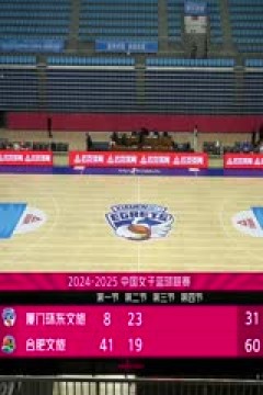 WCBA常规赛B组 厦门环东文旅VS合肥文旅 20250110