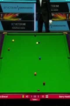 斯诺克巴里·霍金斯5-4卢卡·布雷塞尔20230825