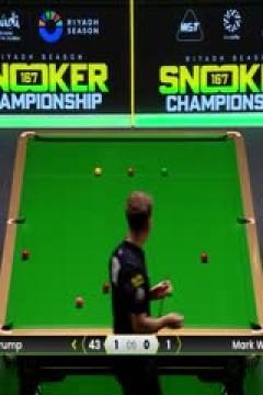 斯诺克利雅得狂欢季沙特大师赛四分之一决赛贾德·特鲁姆普4-0马克·威廉姆斯(朱蒙)20251121