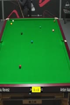 斯诺克威尔士公开赛资格赛布尔丘·雷维斯4-2安东·卡扎科夫20250205