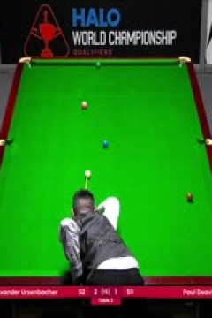 斯诺克世锦赛资格赛128进96亚历山大·乌森巴赫6-3保罗·迪维尔(第一阶段)20250407