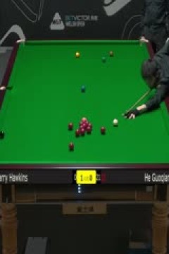 斯诺克威尔士公开赛巴里·霍金斯4-0贺国强20240212