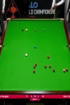 斯诺克世锦赛资格赛96进64及64进32田鹏飞6-10高阳(第二阶段)20250413