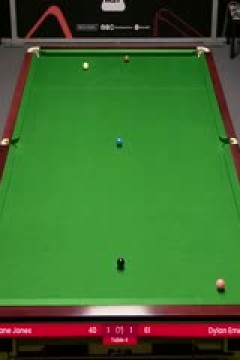 斯诺克威尔士公开赛资格赛杜安·琼斯2-4迪伦·埃莫里20250204