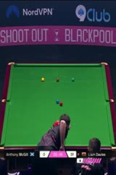 斯诺克单局限时赛128进64利亚姆·戴维斯49-13安东尼·麦克吉尔20251212