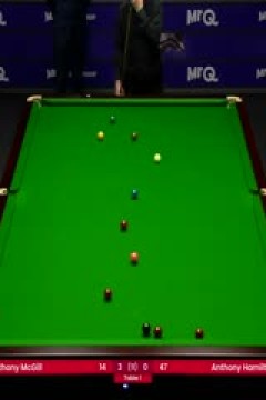 2023斯诺克英锦赛资格赛晋级轮安东尼·麦克吉尔6-2安东尼·汉密尔顿20231122