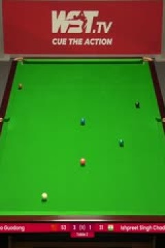 斯诺克肖国栋6-4伊什普雷特·辛格·查达20230920