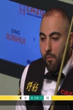 斯诺克丁俊晖5-4侯赛因·瓦菲20230417(第一阶段)(蔡剑忠)