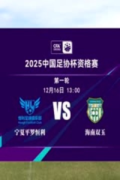 足协杯资格赛 宁夏平罗恒利VS海南双玉 20241216