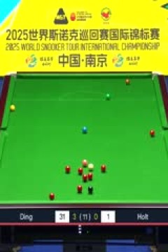 2025斯诺克国际锦标赛64进32丁俊晖6-1迈克尔·霍尔特(朱峰立)20251103