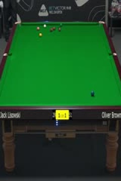 斯诺克威尔士公开赛杰克·利索夫斯基4-2奥利弗·布朗20240212