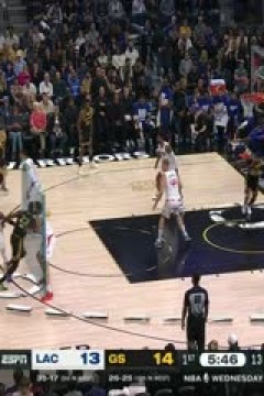 NBA常规赛 快船VS勇士 20240215