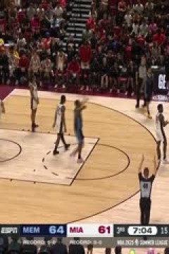 NBA夏季联赛 开拓者VS火箭 20250718