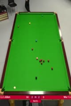 斯诺克德国大师赛32进16马克·艾伦4-5吴宜泽20250130