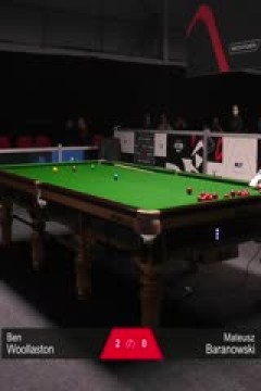 2025斯诺克北爱尔兰公开赛资格赛第二轮本·沃拉斯顿4-0马特乌斯·巴拉诺夫斯基20250907