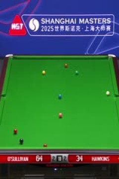 2025斯诺克上海大师赛第二轮 罗尼·奥沙利文vs巴里·霍金斯(秦正) 20250730