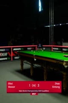 24-25赛季斯诺克世锦赛资格赛Day9 埃利奥特·斯莱塞3-6赵心童(第一阶段) 20250416