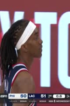 NBA常规赛 76人VS快船 20241107