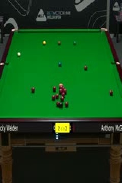 斯诺克威尔士公开赛安东尼·麦克吉尔4-3里奇·沃顿20240215