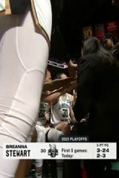 WNBA季后赛 纽约自由人VS康涅狄格太阳 20231001