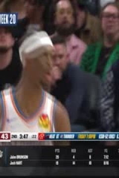 NBA常规赛 步行者VS雷霆 20240313