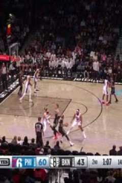 NBA常规赛 76人VS篮网 20250105