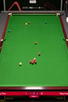 斯诺克威尔士公开赛资格赛涂振龙4-3莱利·鲍威尔20250205