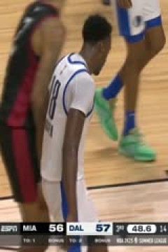 NBA夏季联赛 热火VS独行侠 20240718