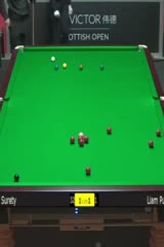 世界斯诺克巡回赛利亚姆·普伦1-4扎克·苏尔蒂20231031