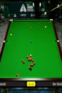 2025斯诺克沙特大师赛第四轮(48进32)杰克·利索夫斯基4-5本·沃拉斯顿20250811