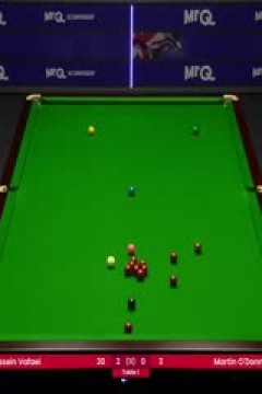 2023斯诺克英锦赛资格赛侯赛因·瓦菲6-0马丁·奥唐奈20231121