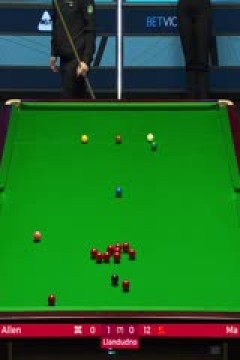 斯诺克威尔士公开赛马克·艾伦4-0马海龙20240213