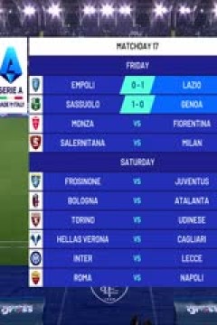 意甲 恩波利vs拉齐奥 (鲁靖明) 20231222