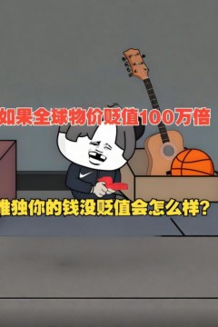 假如物价贬值100万倍，但是你的钱不受影响会怎么样？