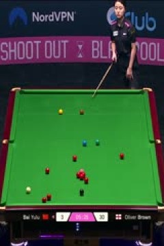 斯诺克单局限时赛64进32奥利弗·布朗59-17白雨露20251213