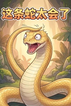 这条蛇太会了