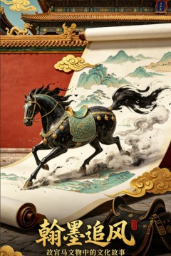 “翰墨追风”故宫马文物中的文化故事